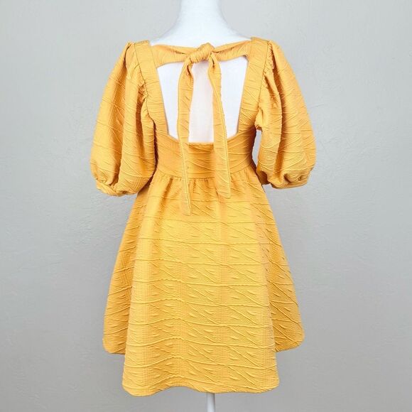 Free People Violet Mini Dress in Carrot Ginger Size XS - Picture 5 of 14